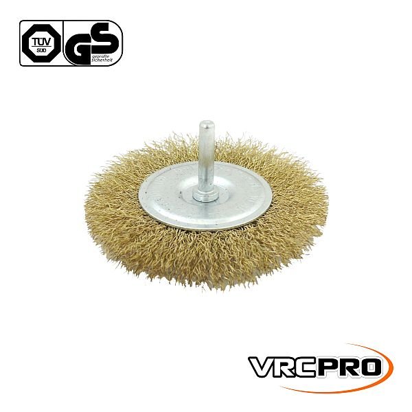 Radiální kotouč drátěný 100mm volný drát se stopkou VRCPRO