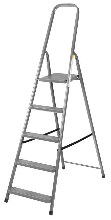 Schůdky Strend Pro ST-D4, 4 stupňové, ocelové, žebřík, 149 cm, nosn. 125 kg