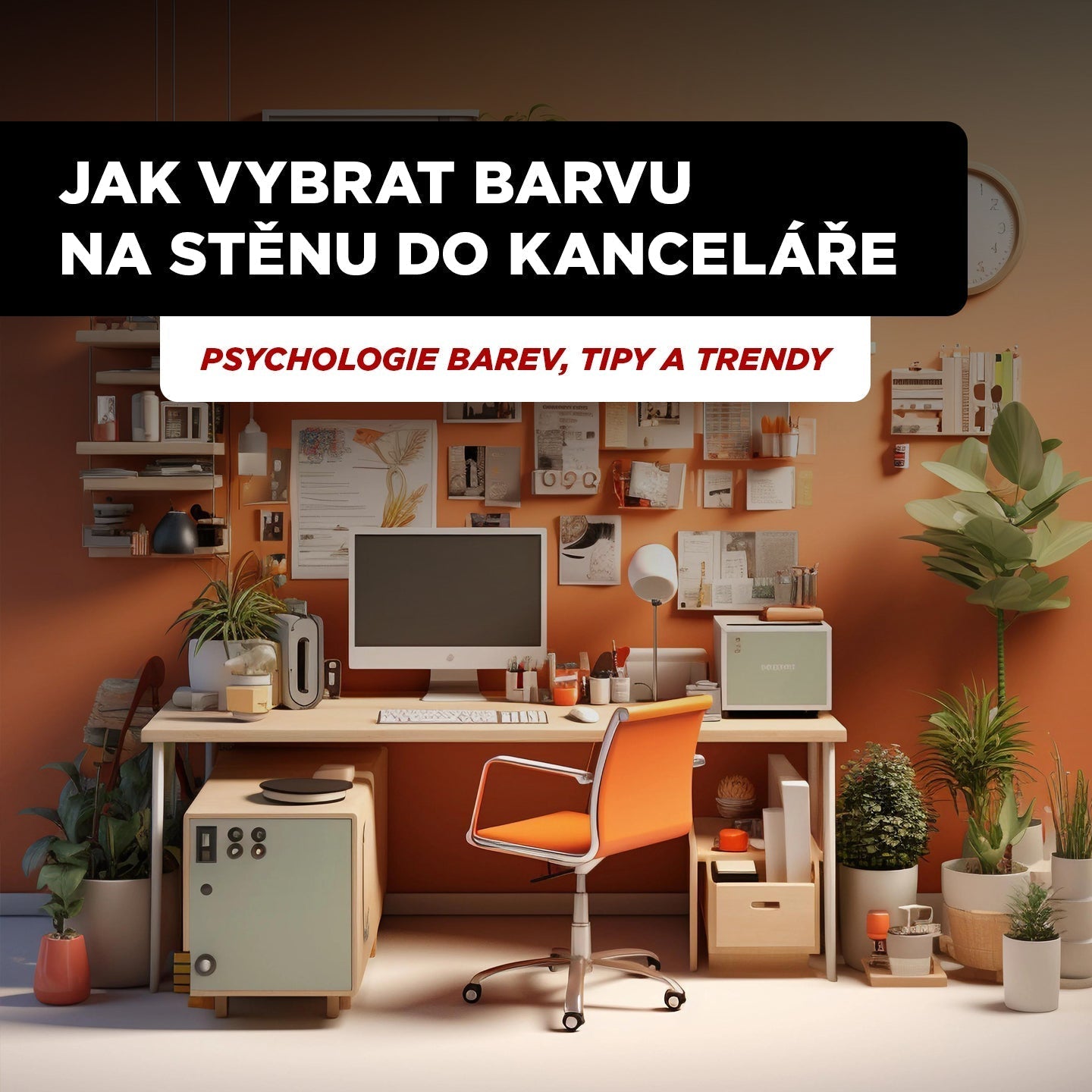 Jak vybrat barvu na stěnu do kanceláře