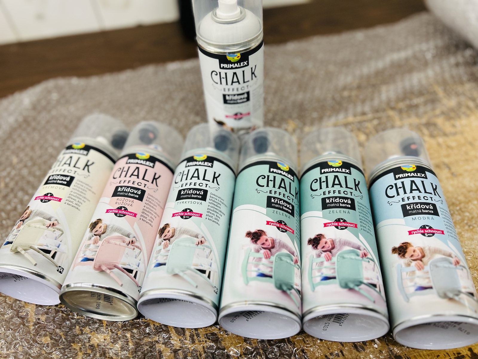 PRIMALEX CHALK EFFECT křídová matná barva ve spreji 400 ml