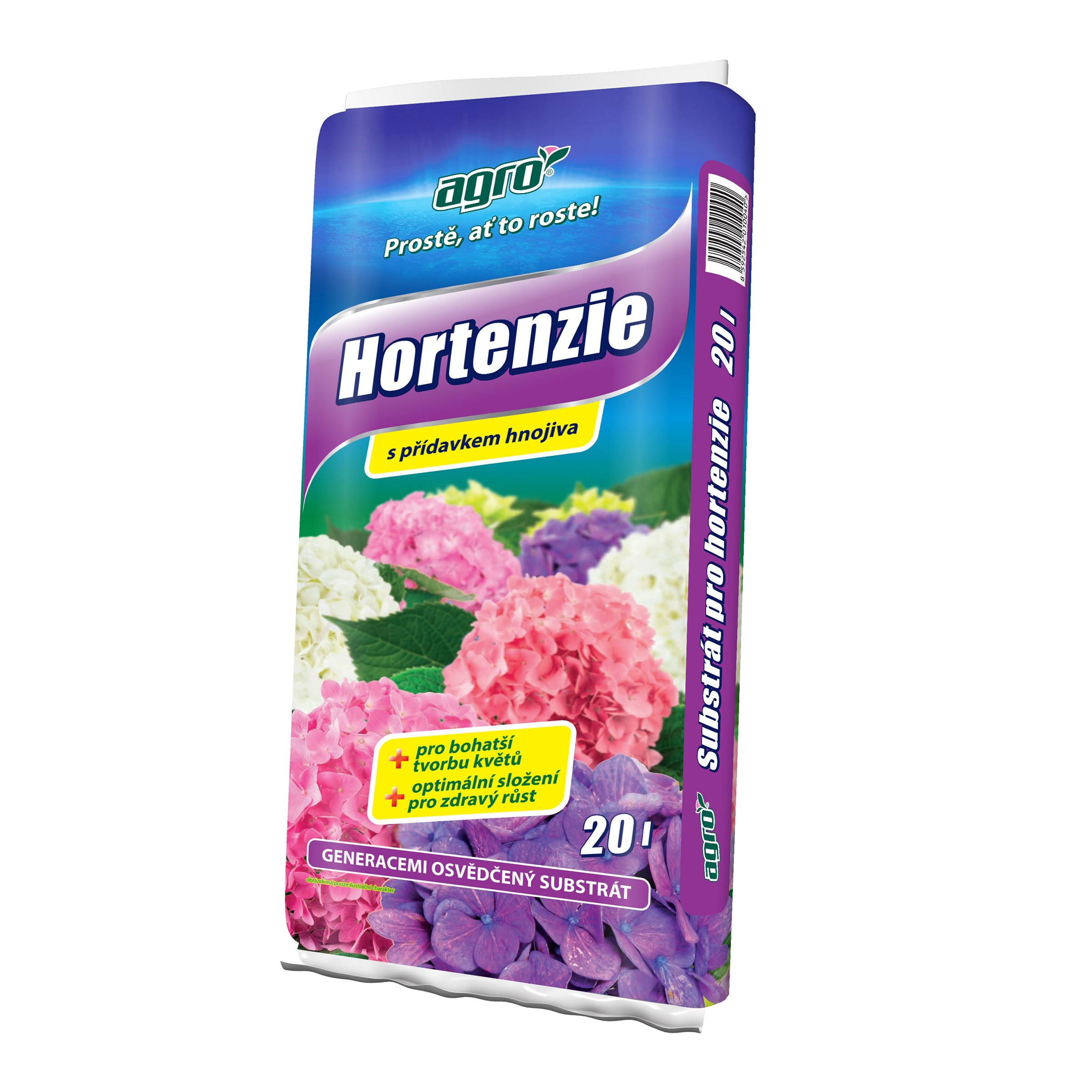 AGRO Substrát pro hortenzie s přídavkem hnojiva 20 l