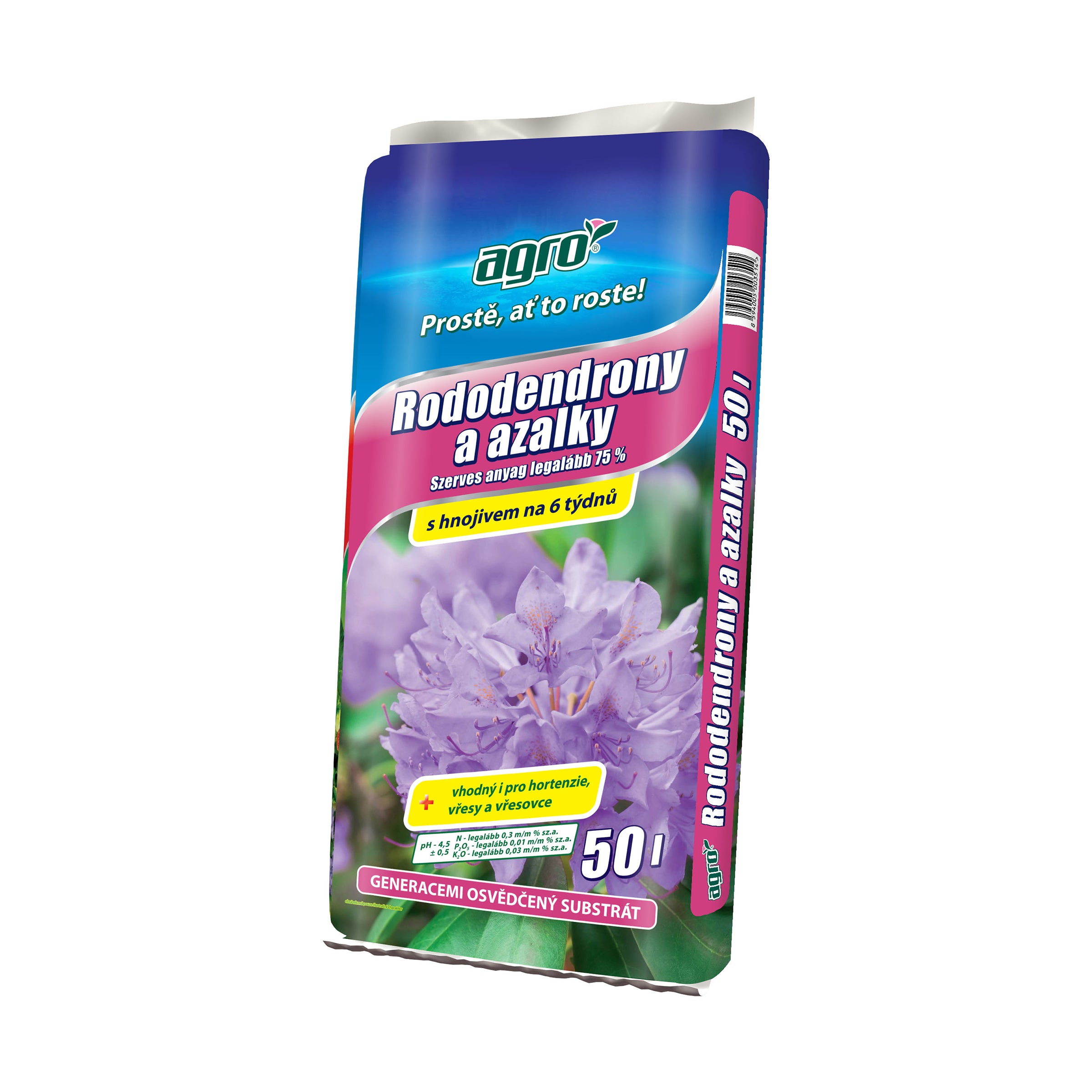 AGRO Substrát pro rododendrony a azalky 50 l