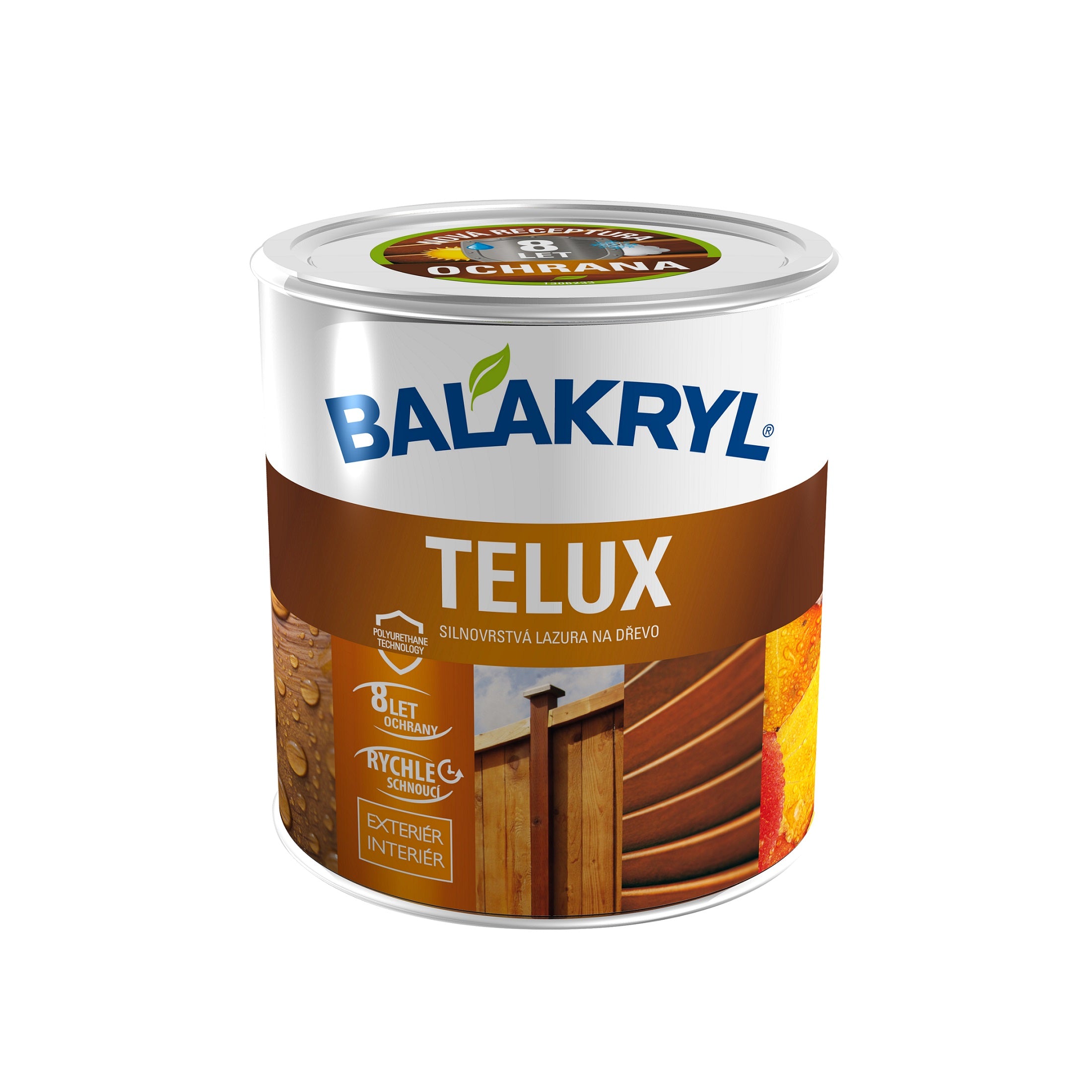 BALAKRYL TELUX silnovrstvá lazura na dřevo 0,7 kg