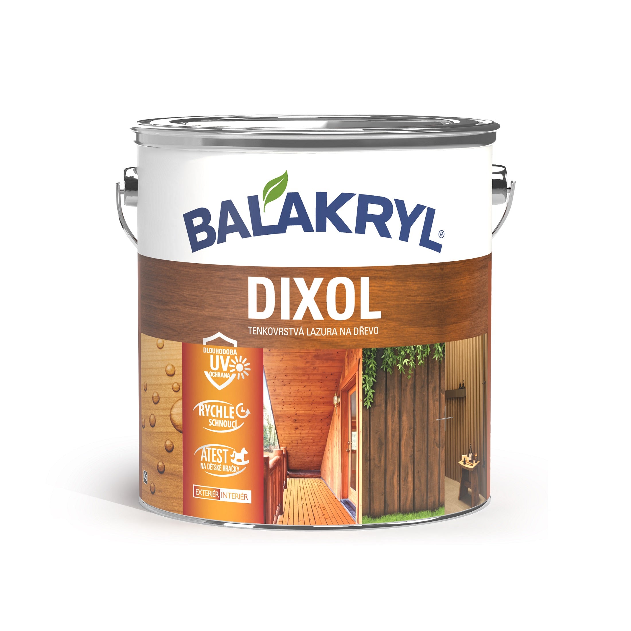 BALAKRYL DIXOL tenkovrstvá lazura na dřevo 2,5 kg