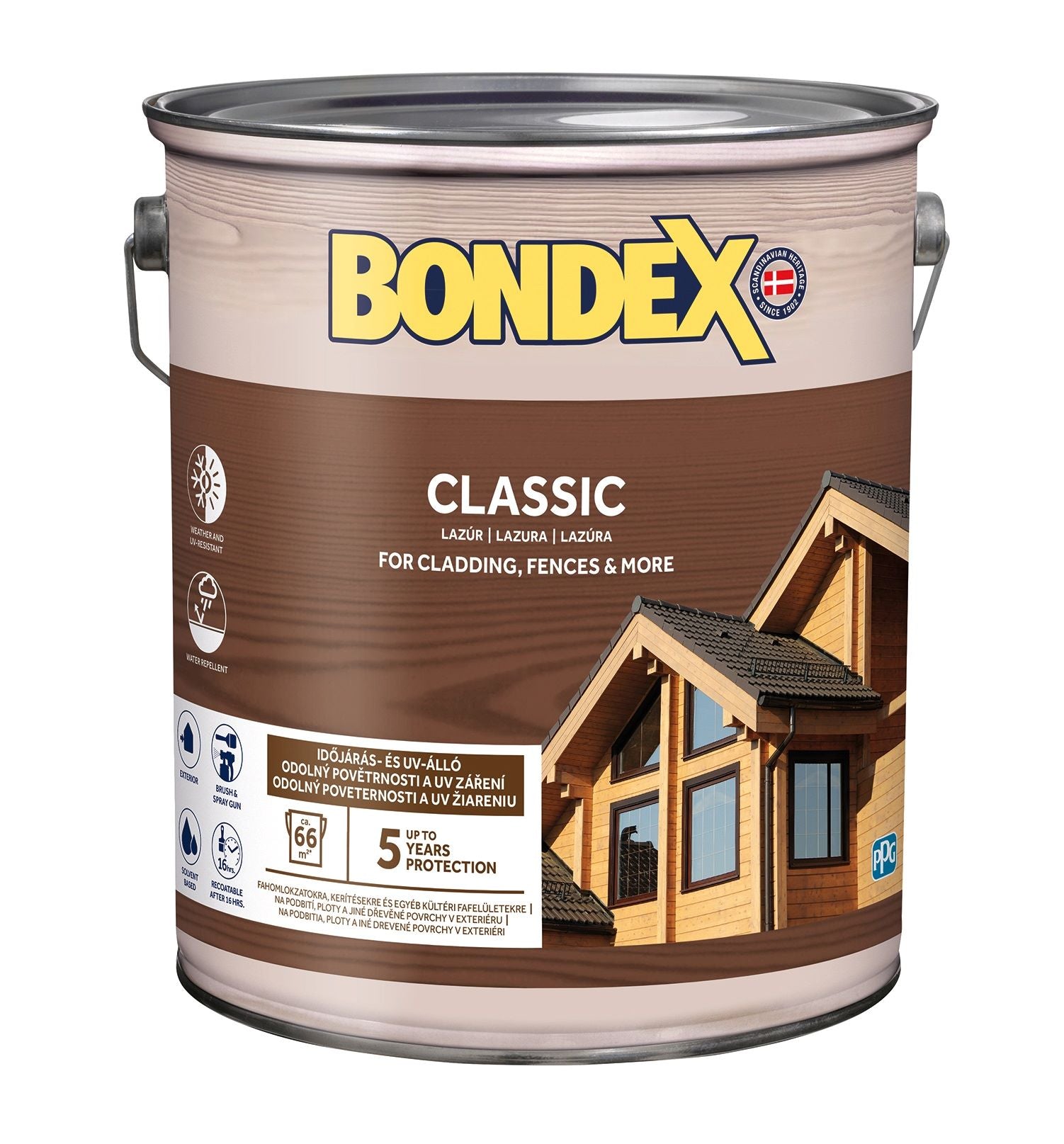 BONDEX CLASSIC tenkovrstvá syntetická lazura na dřevo