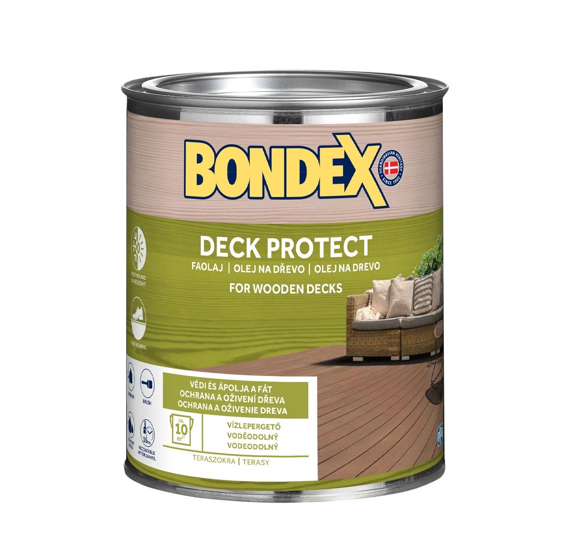 BONDEX DECK PROTECT napouštěcí olej na dřevo