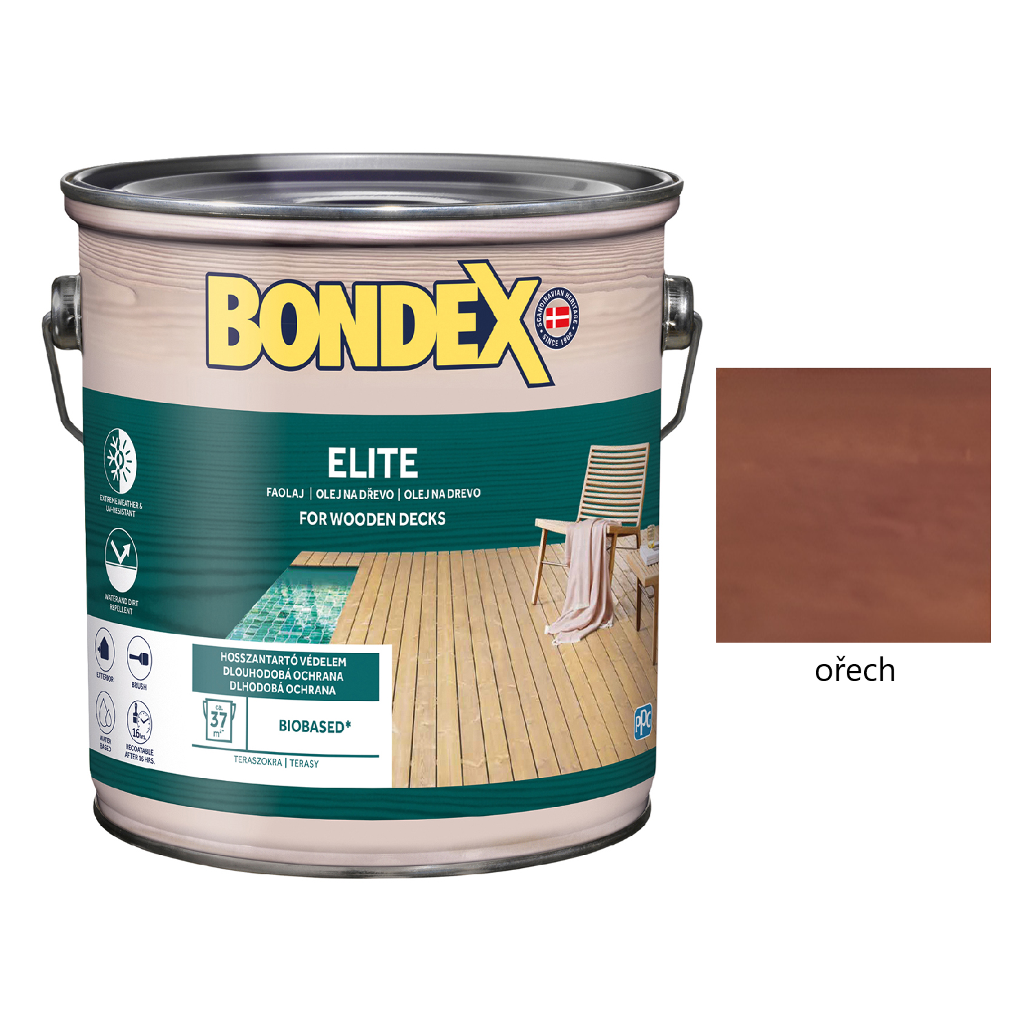BONDEX ELITE napouštěcí olej na dřevo - bezbarvý