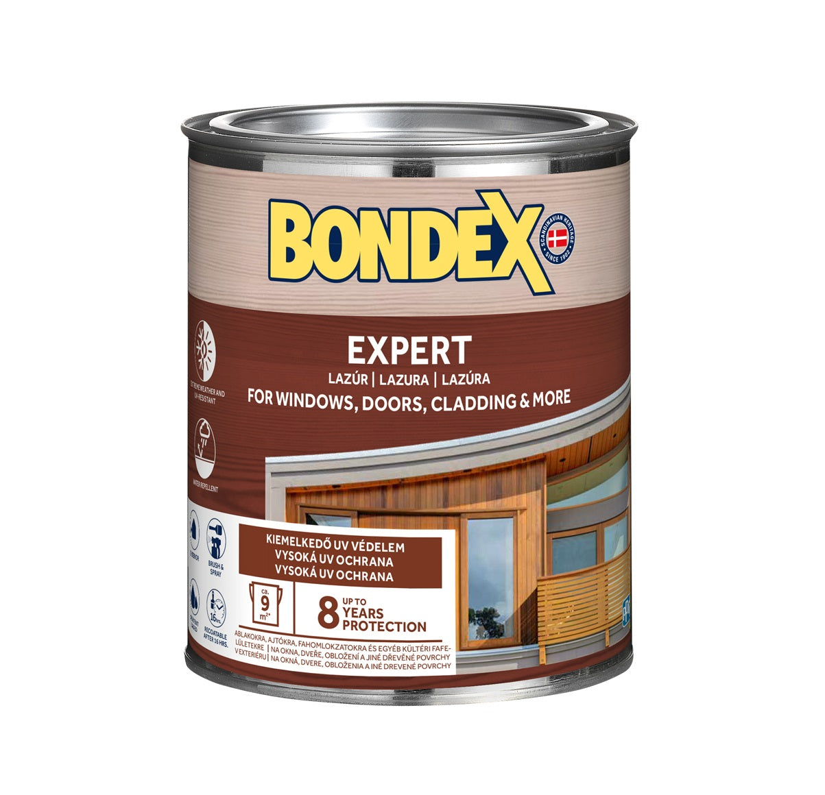 BONDEX EXPERT silnovrstvá syntetická lazura na dřevo 0,75 l
