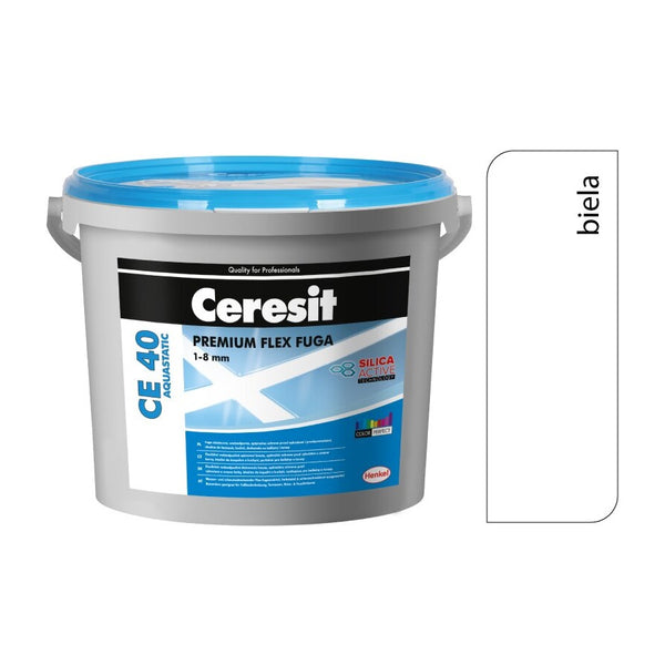 CERESIT CE 40 AQUASTATIC Flexibilní spárovací hmota 01 - Bílá