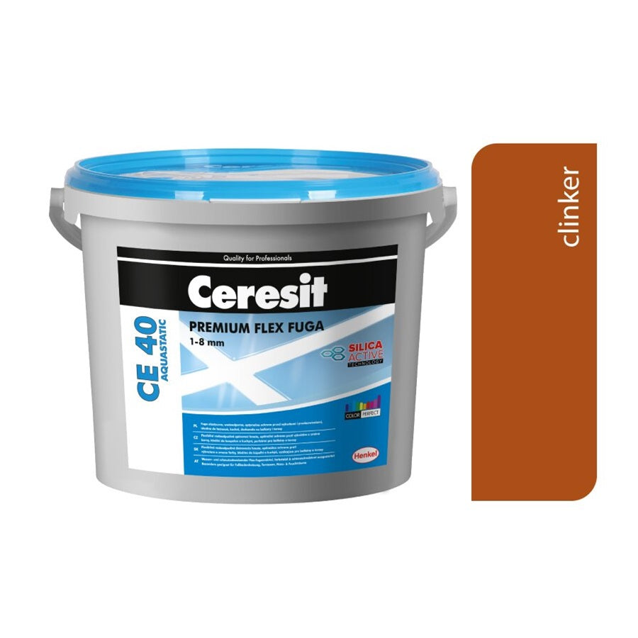 CERESIT CE 40 AQUASTATIC Flexibilní spárovací hmota 49 - Clinker