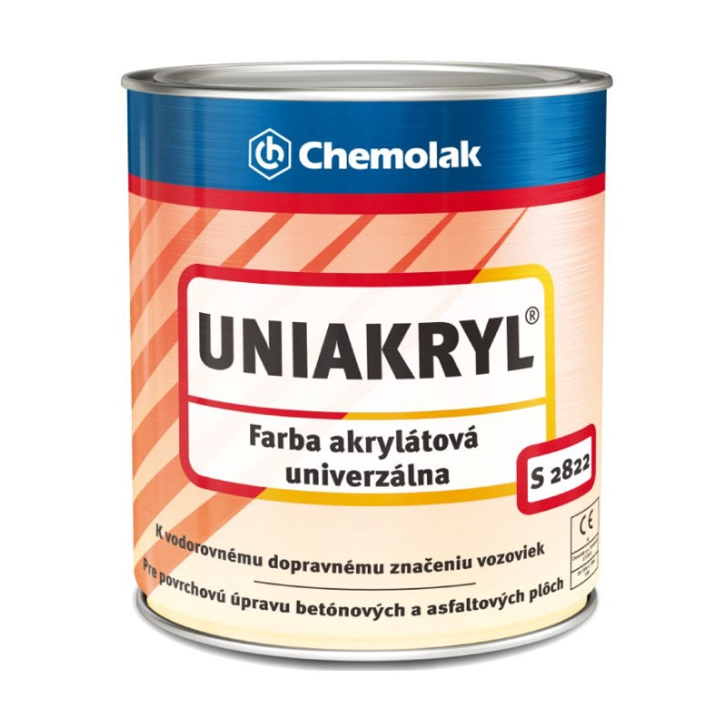 Chemolak UNIAKRYL S 2822 akrylátová univerzální matná barva