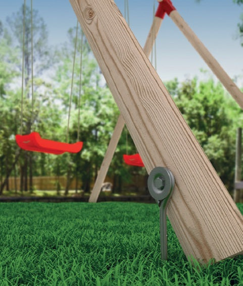 DOMAX KWZ kotva k šroubování do země se závitovým lůžkem rozměr montáž