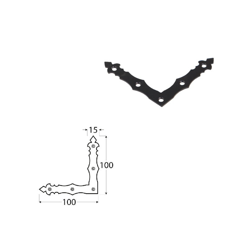 DOMAX NAD 8 ozdobný rohovník rozměr