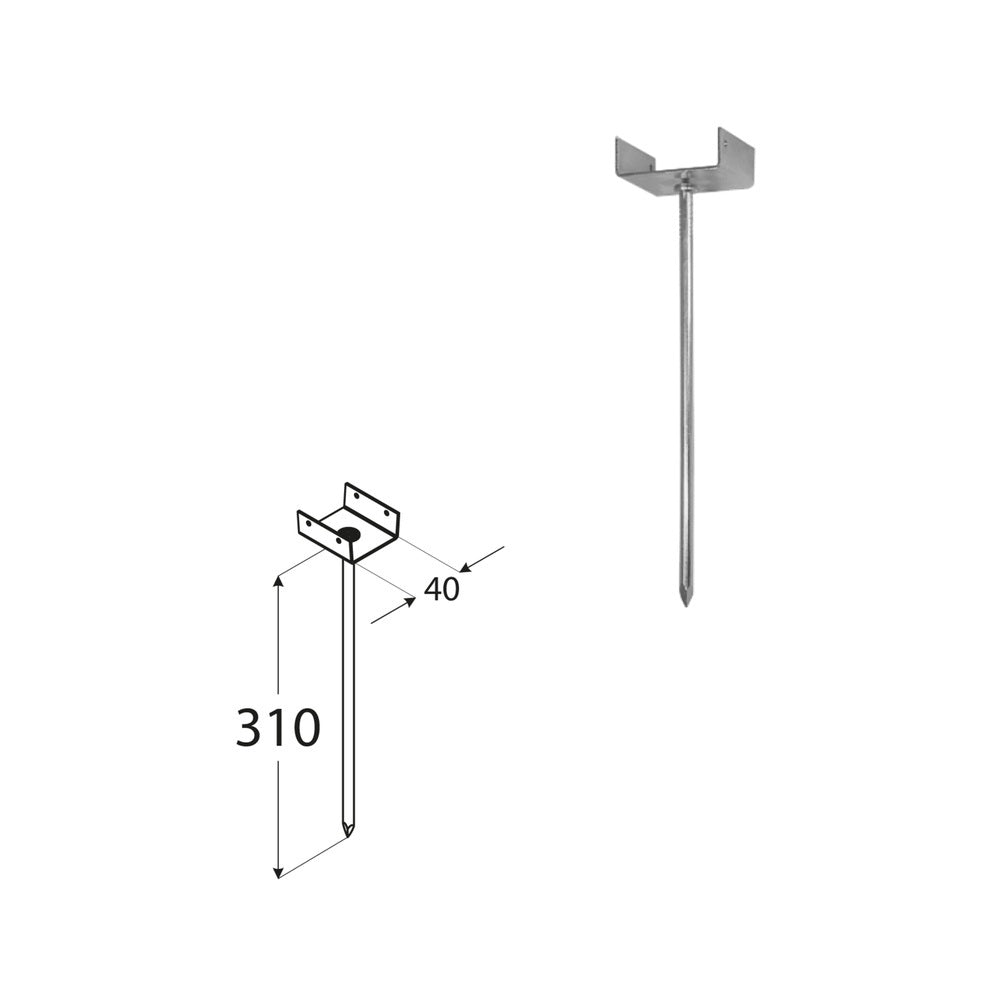 DOMAX PD 260-40 podpěra na střešní latě