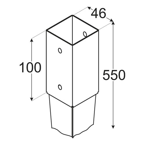 DOMAX PSG nabíjecí patka sloupku (ZNO) 45