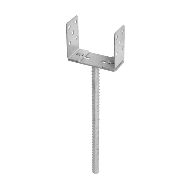 DOMAX PSRL 0-160 zapuštěná patka sloupku typu U nastavitelná (ZNO) 600