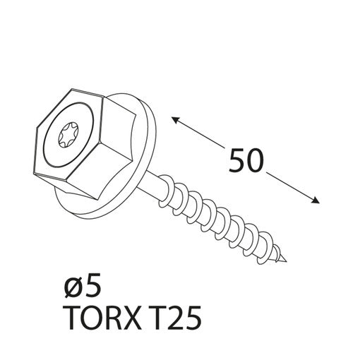 DOMAX SDCS 50 vrut do dřeva