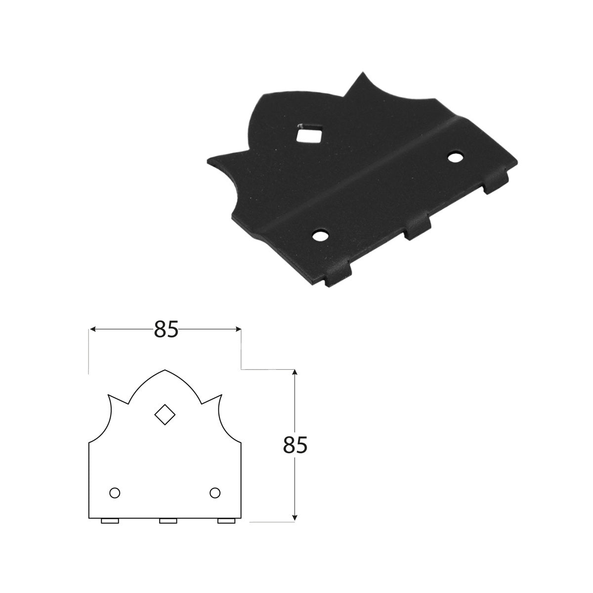 DOMAX SDLPF 1 spojka pro stavbu pergol a houpaček