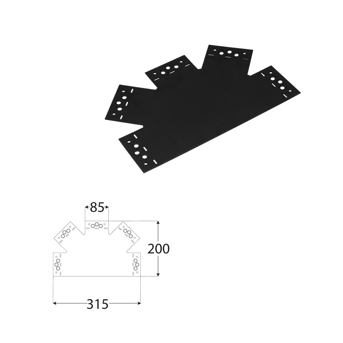 DOMAX SDLPC 1 spojka pro stavbu pergol a houpaček