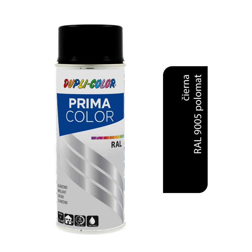 DUPLI COLOR Prima Akrylová barva ve spreji RAL 9005 Černá lesk