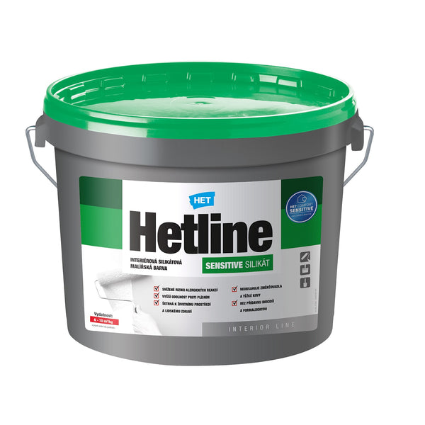 HET Hetline SENSITIVE SILIKÁT bílá interiérová malířská barva na zeď 5kg