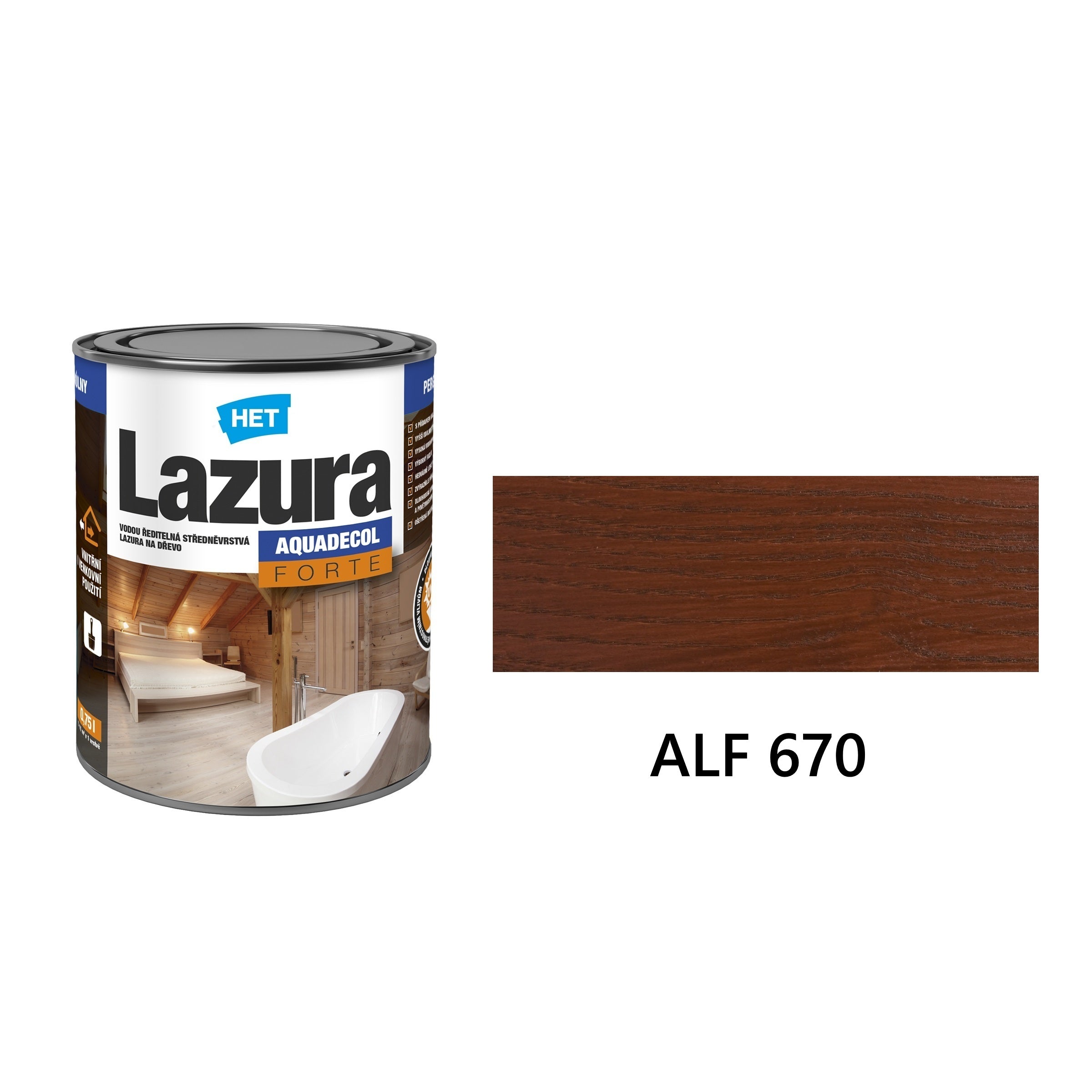 HET Aquadecol LAZURA FORTE ALF 670