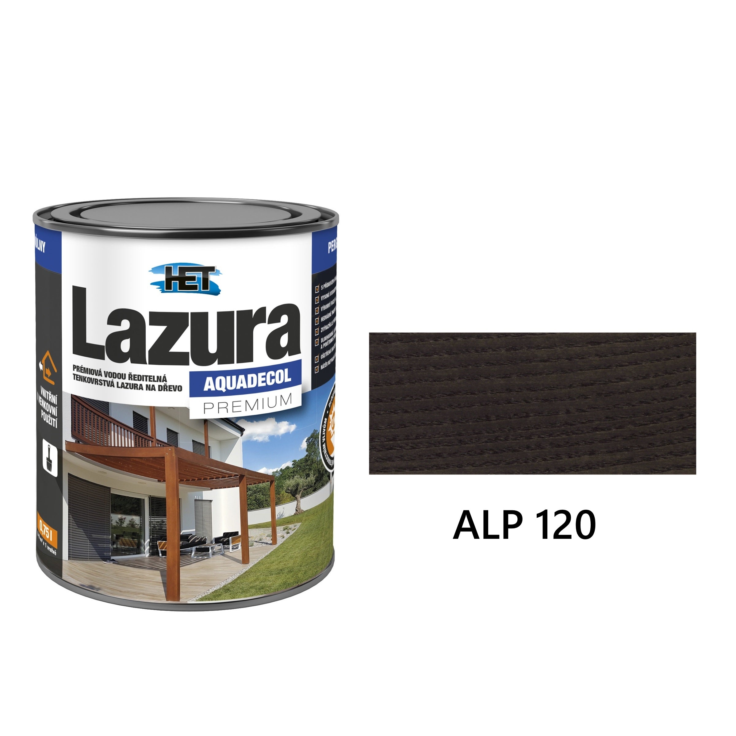 HET AQUADECOL Lazura PREMIUM ALP 120