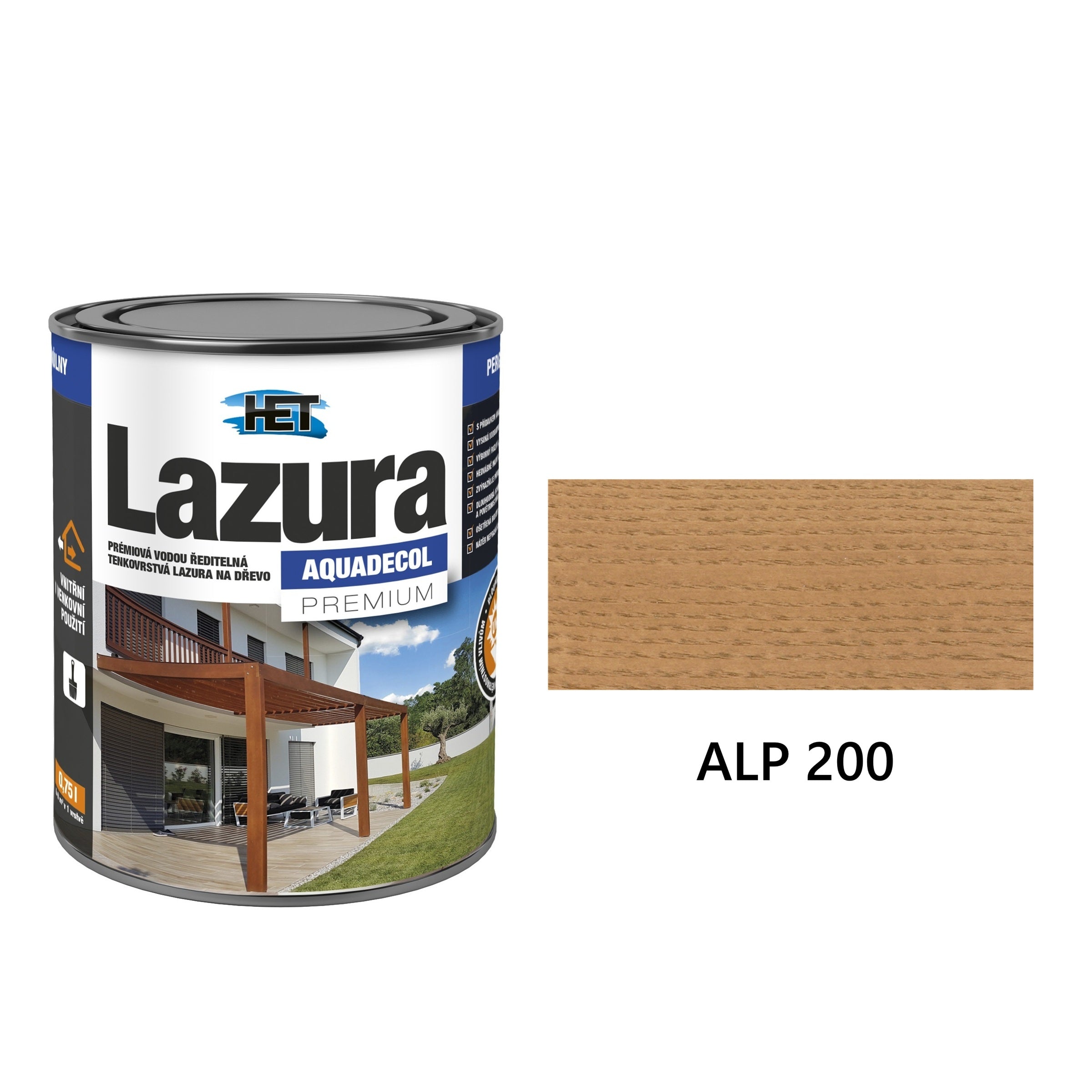 HET AQUADECOL Lazura PREMIUM ALP 200