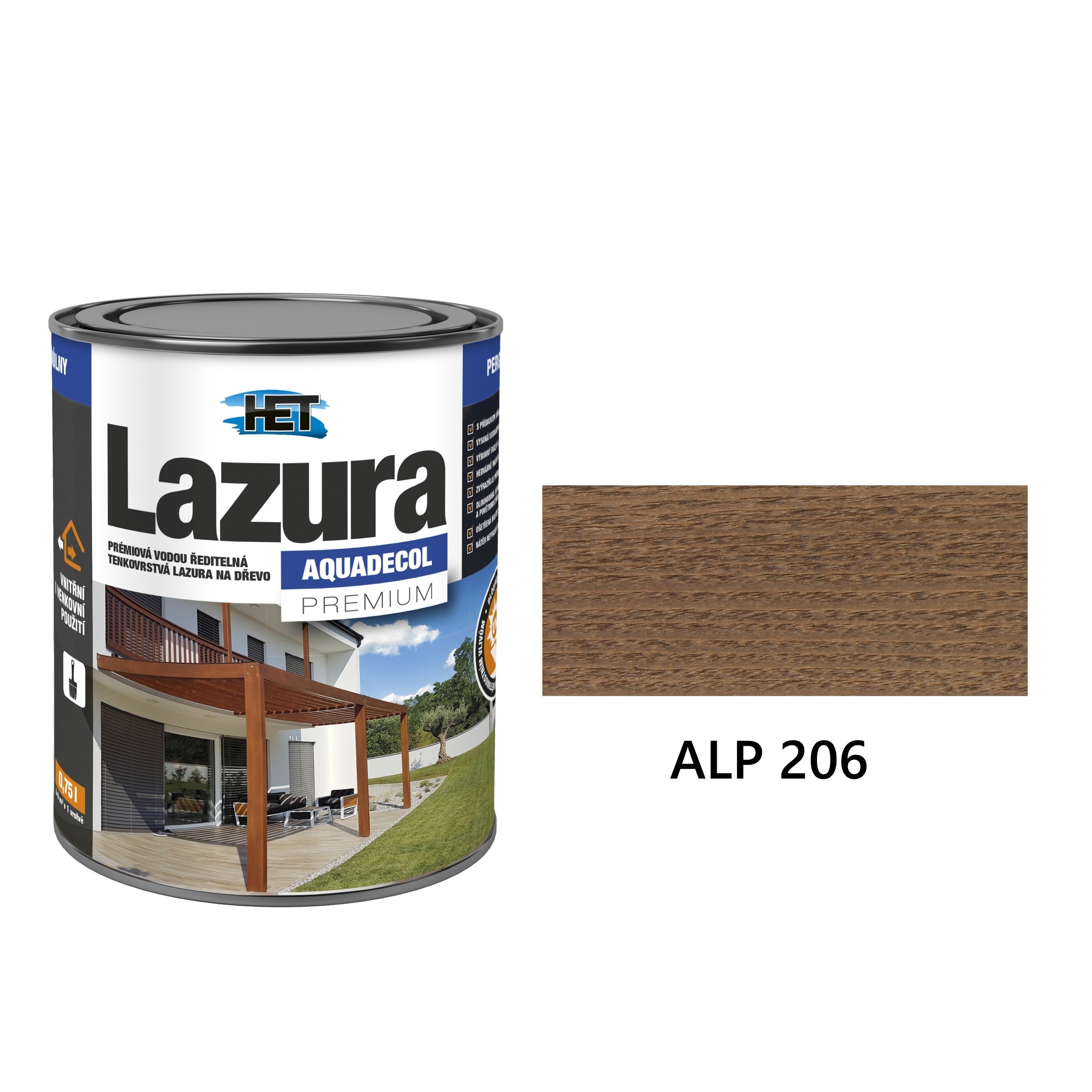 HET AQUADECOL Lazura PREMIUM ALP 206