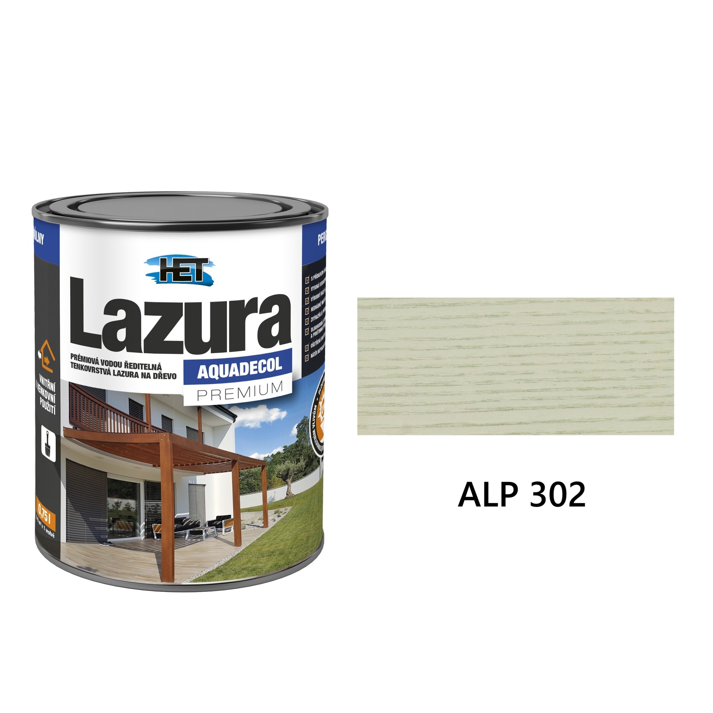 HET AQUADECOL Lazura PREMIUM ALP 302