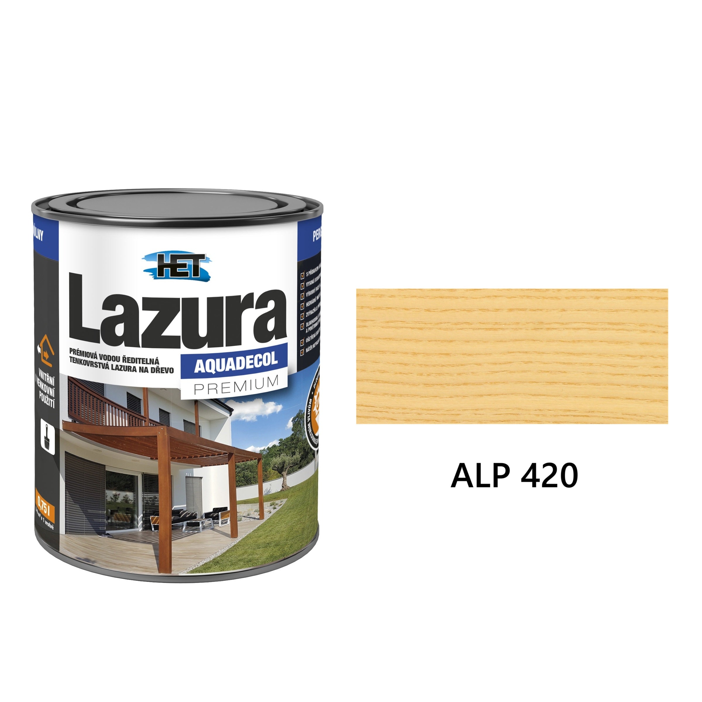 HET AQUADECOL Lazura PREMIUM ALP 420