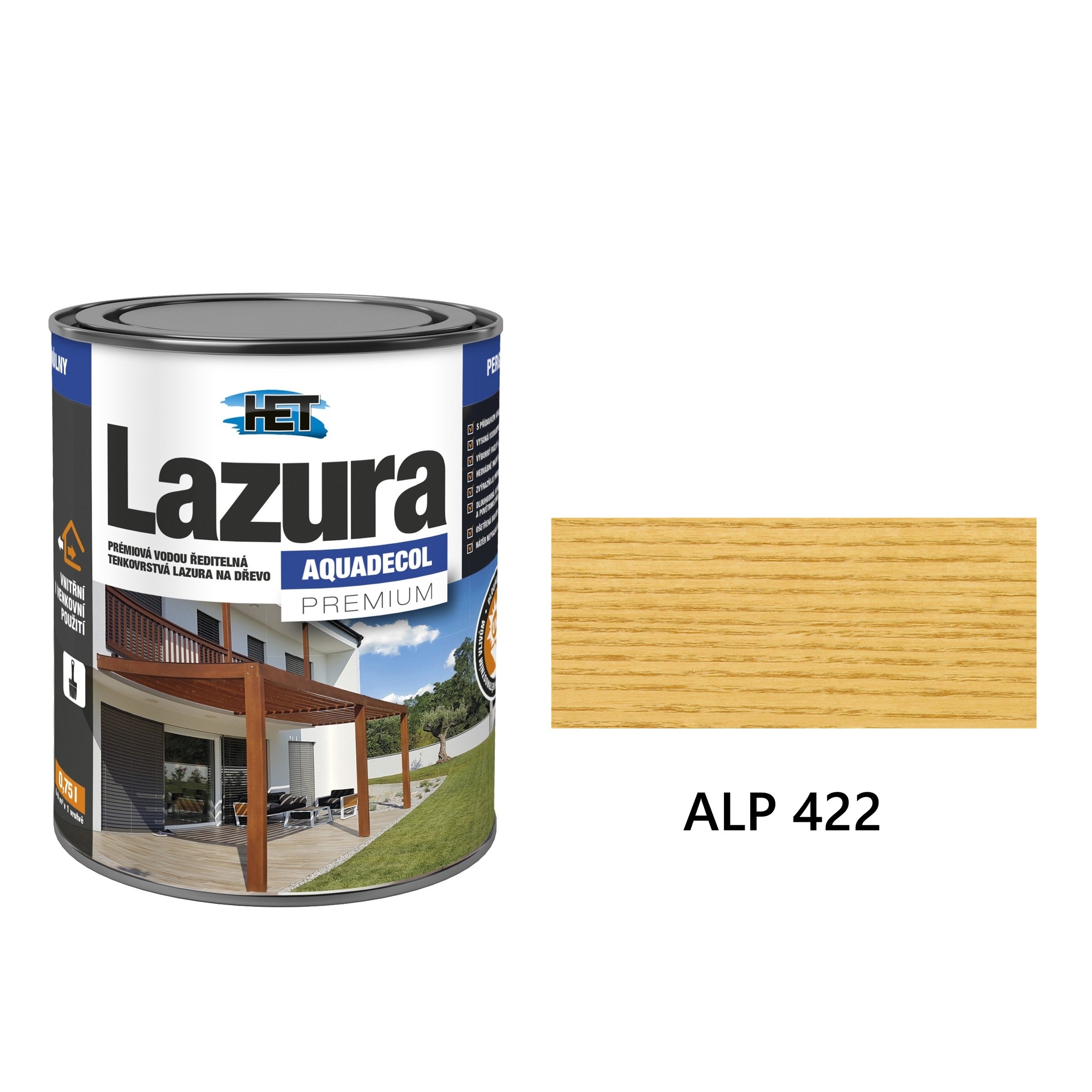 HET AQUADECOL Lazura PREMIUM ALP 422