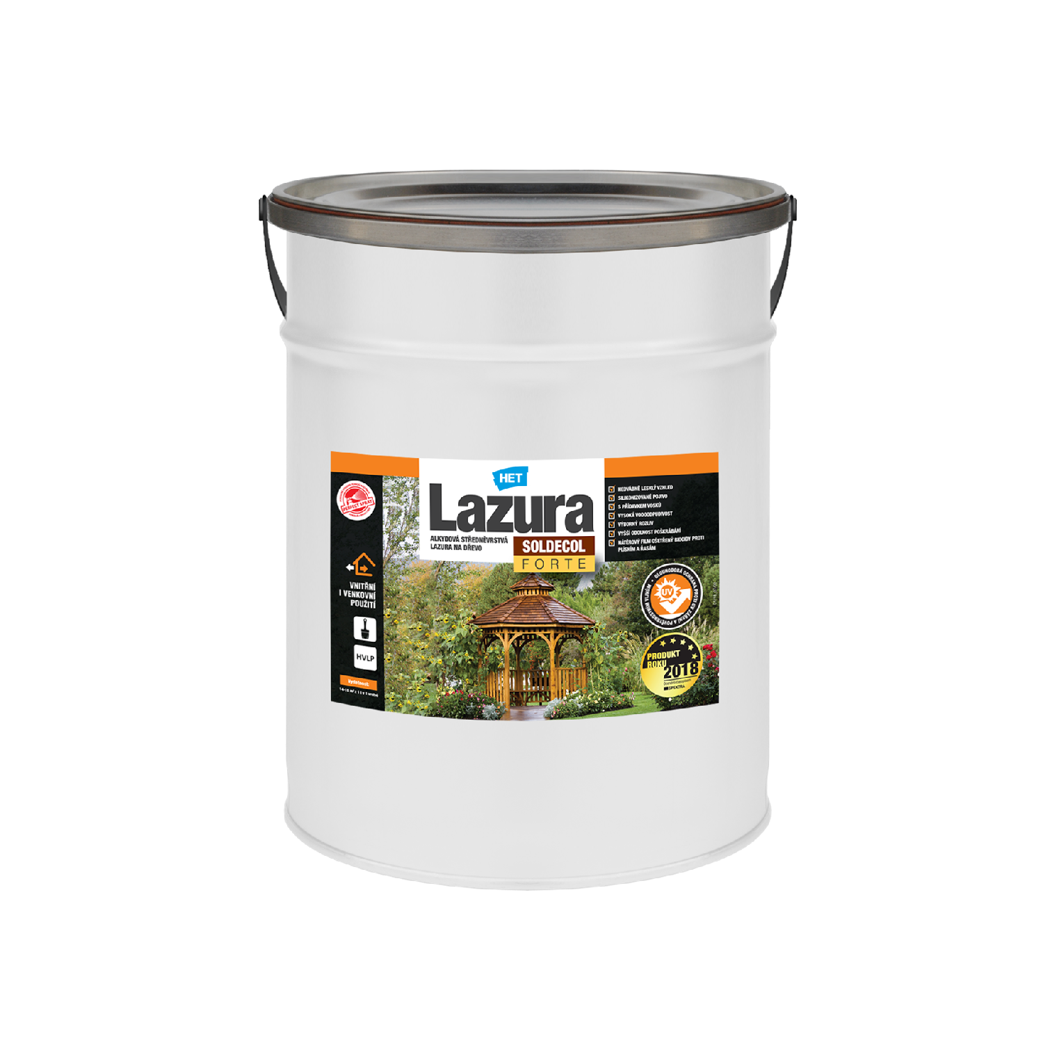 HET SOLDECOL Lazura FORTE Bezbarvý 2,5 l