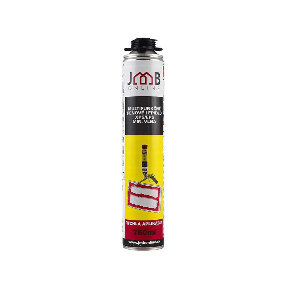 JMB PUR lepidlo EPS/XPS, min. vlna, sádrokarton pistolové 750ml