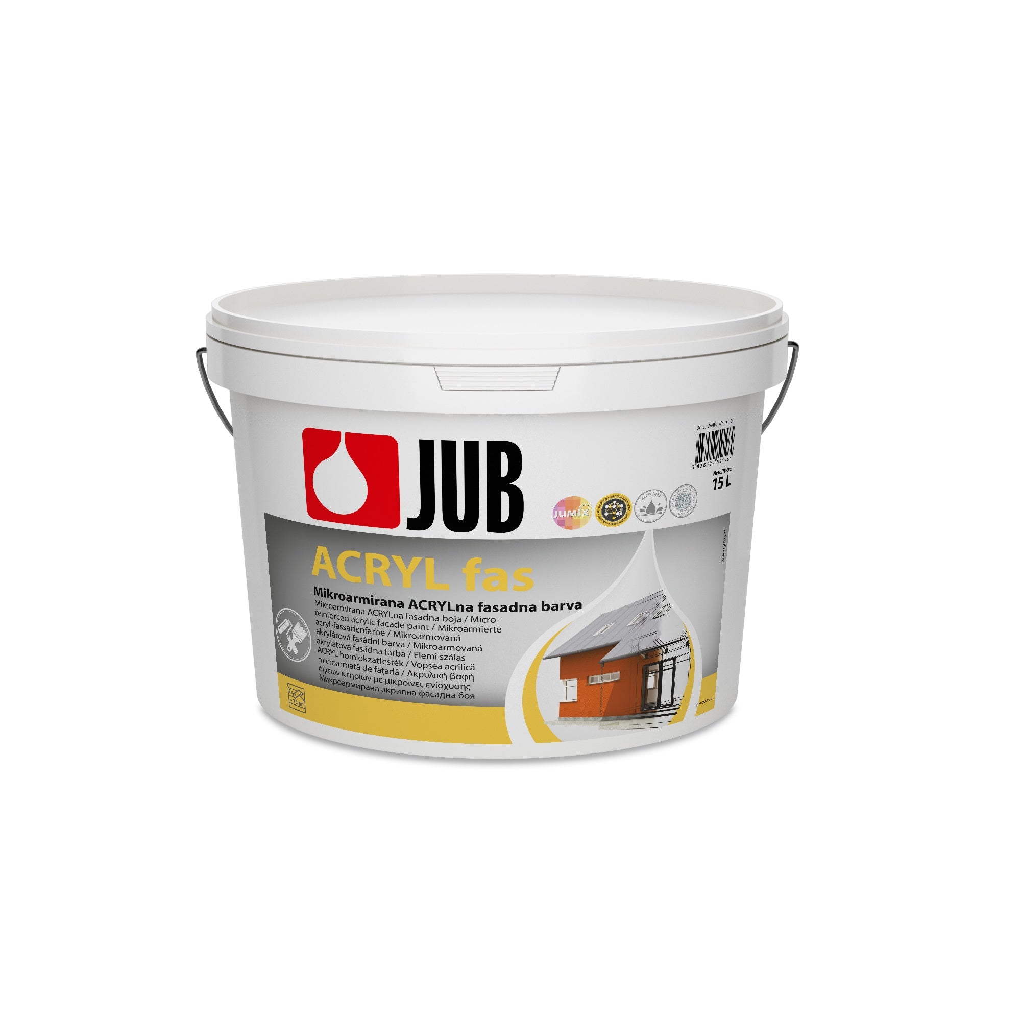 JUB Acryl fas mikroarmovaná akrylátová fasádní barva 15 l