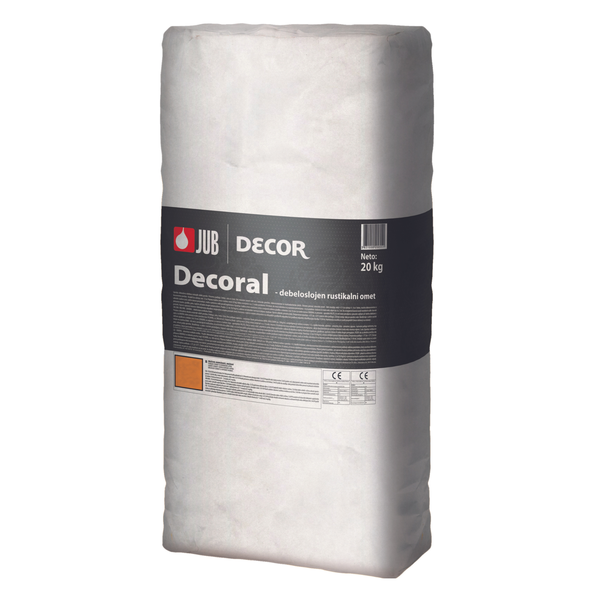 JUB DECOR Decoral silnovrstvá rustikální omítka 20 kg