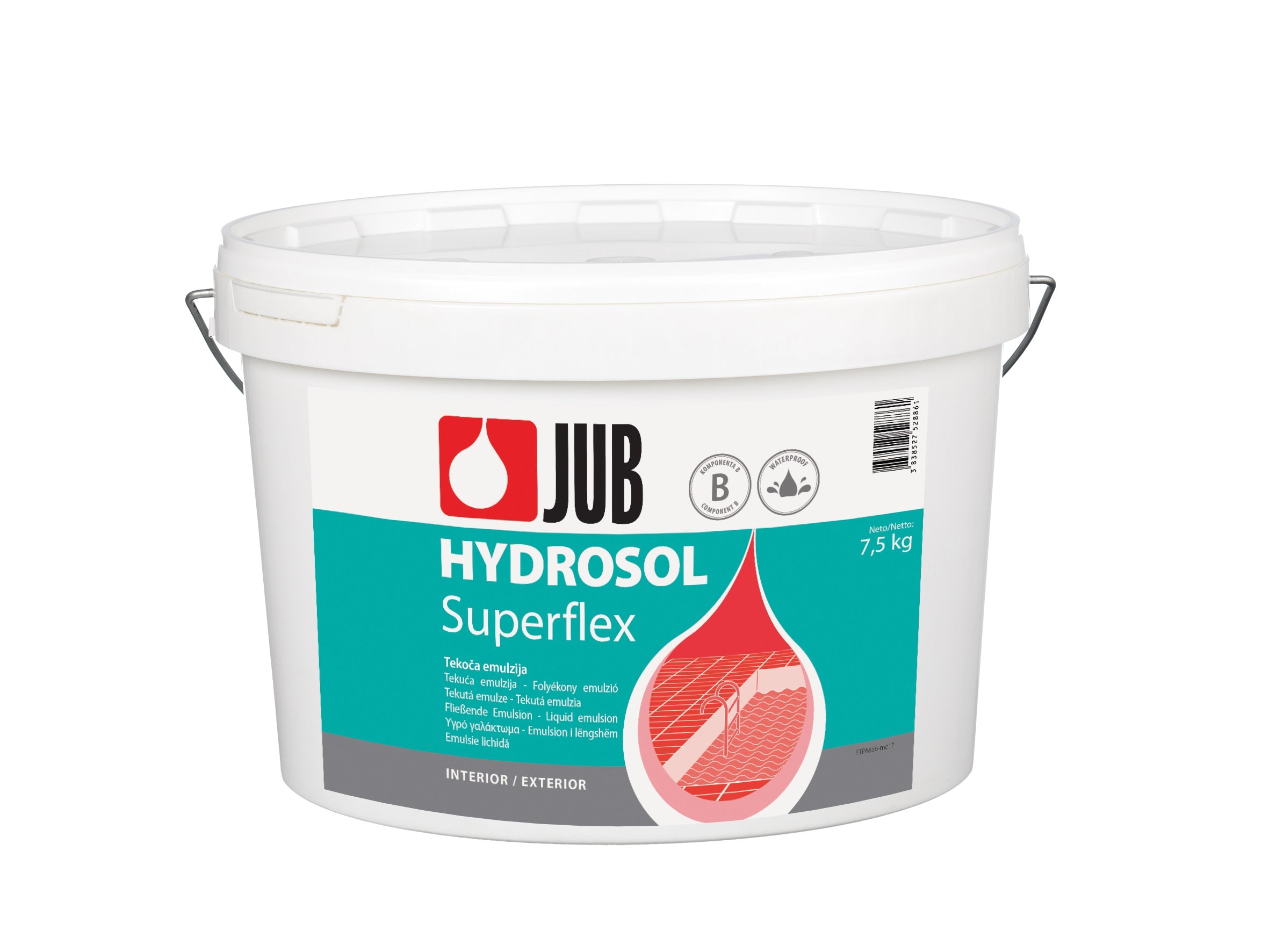 JUB HYDROSOL superflex 2K elastická dvousložková hydroizolace 7,5 kg - složka B