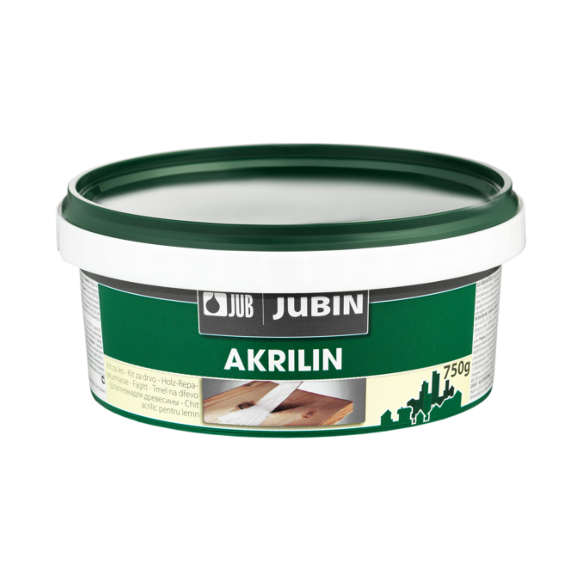 JUB JUBIN Akrilin akrylátový tmel na dřevo 750 g