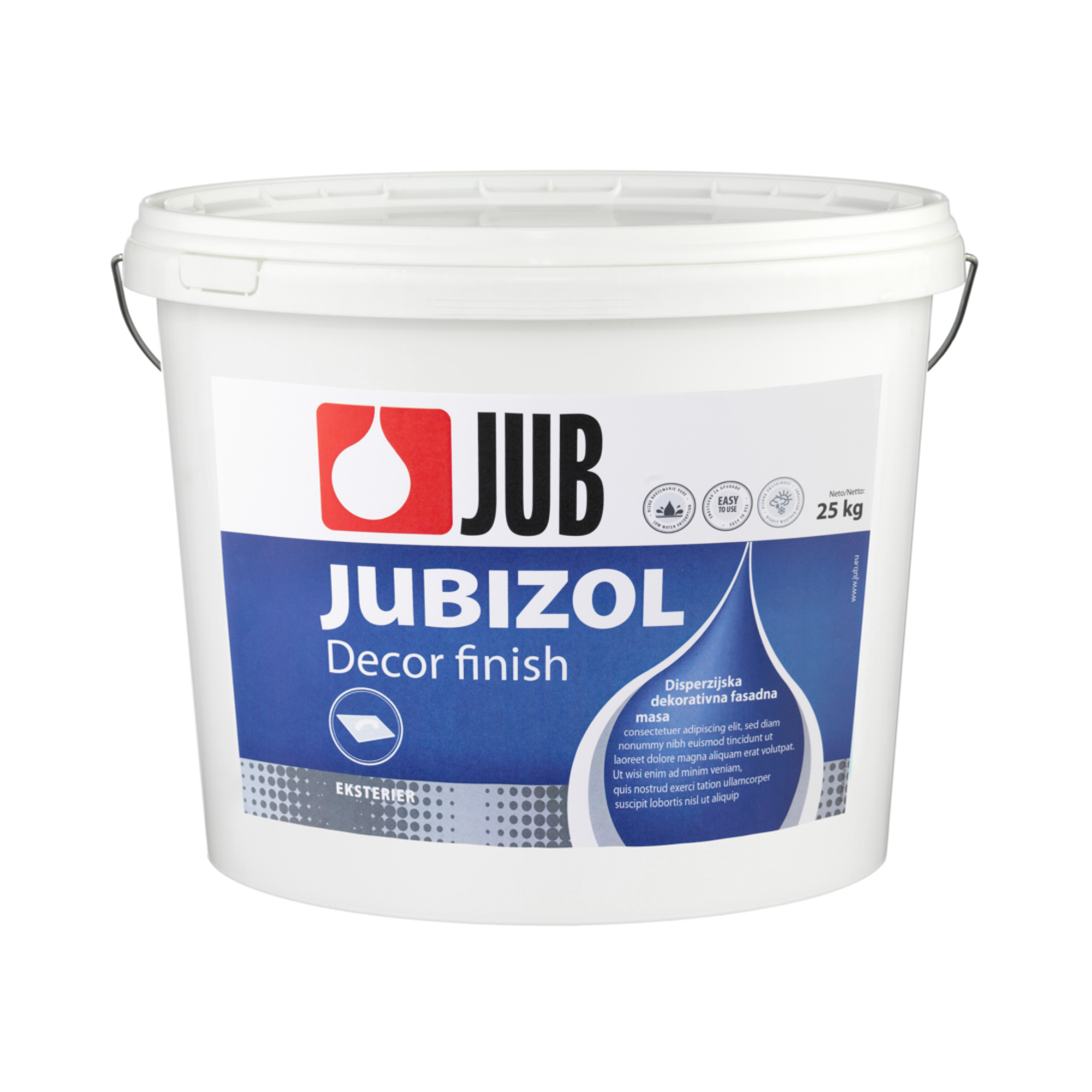 JUB JUBIZOL Decor finish disperzní dekorativní fasádní omítka 25 kg