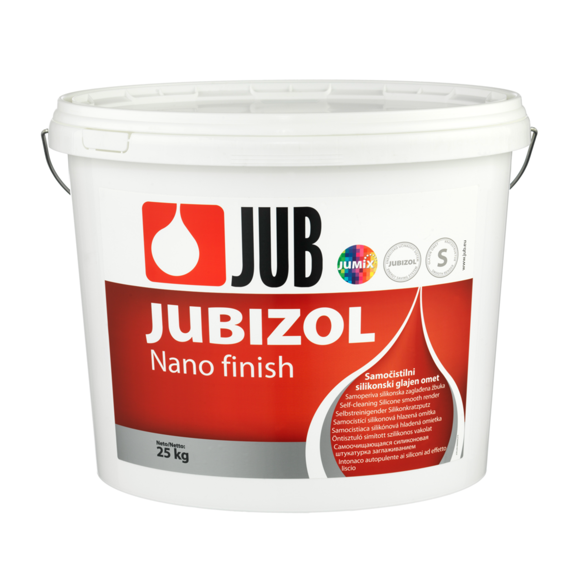 JUB JUBIZOL Nano finish S samočistící silikonová hlazená omítka 25 kg