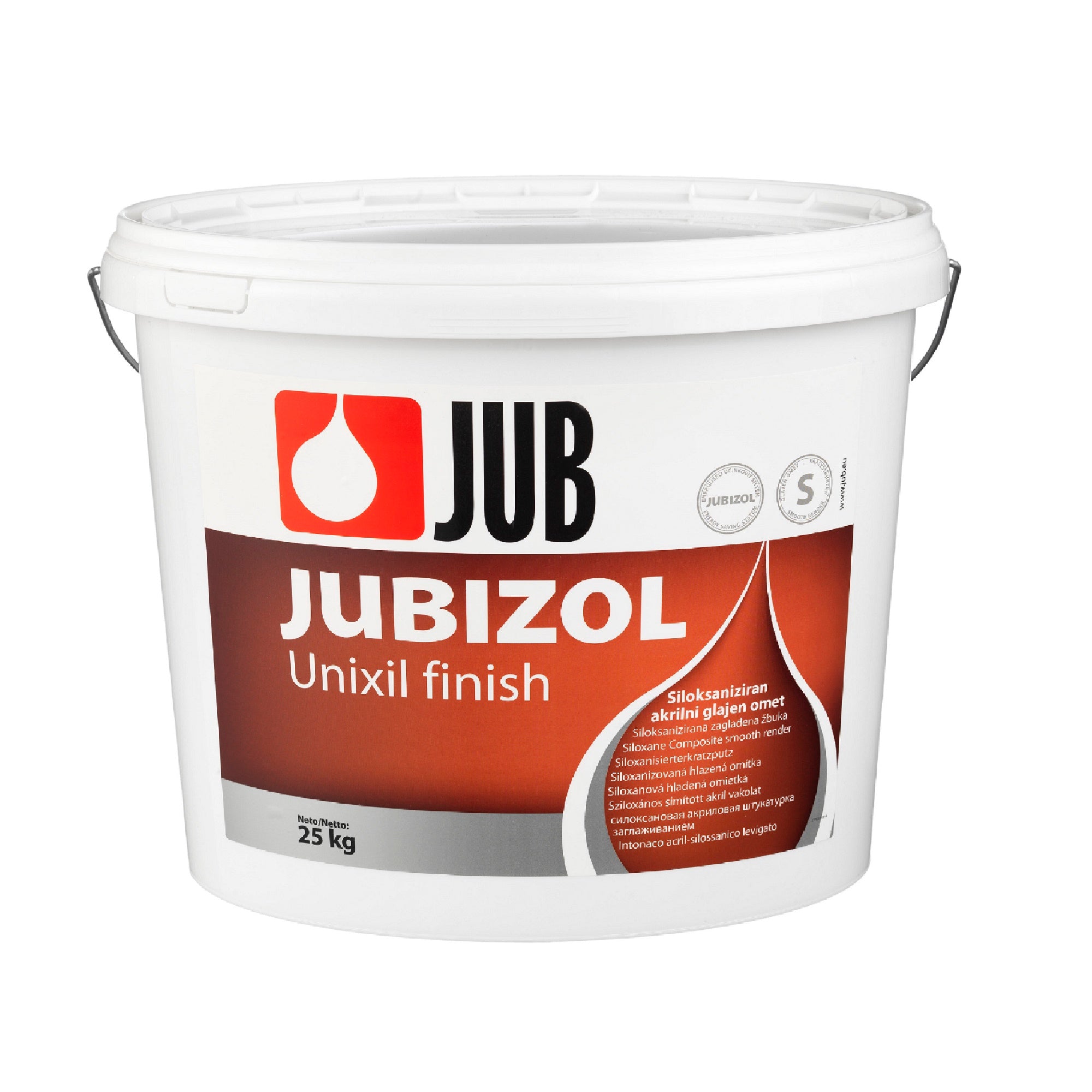 JUB JUBIZOL Unixil finish S siloxanová akrylátová hlazená omítka 25 kg