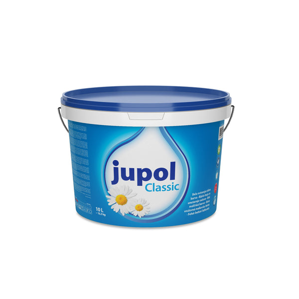 JUB JUPOL Classic bílá interiérová malířská barva na zeď 10 l