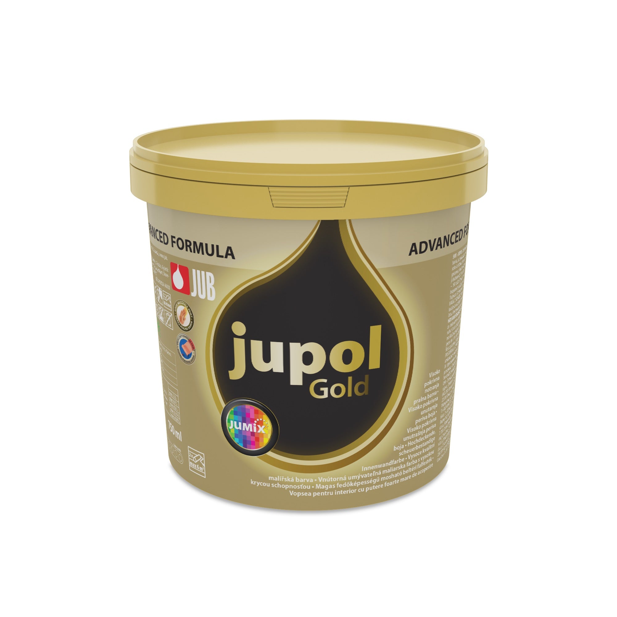 JUB JUPOL Gold advanced vnitřní omyvatelná malířská barva 0,75 l