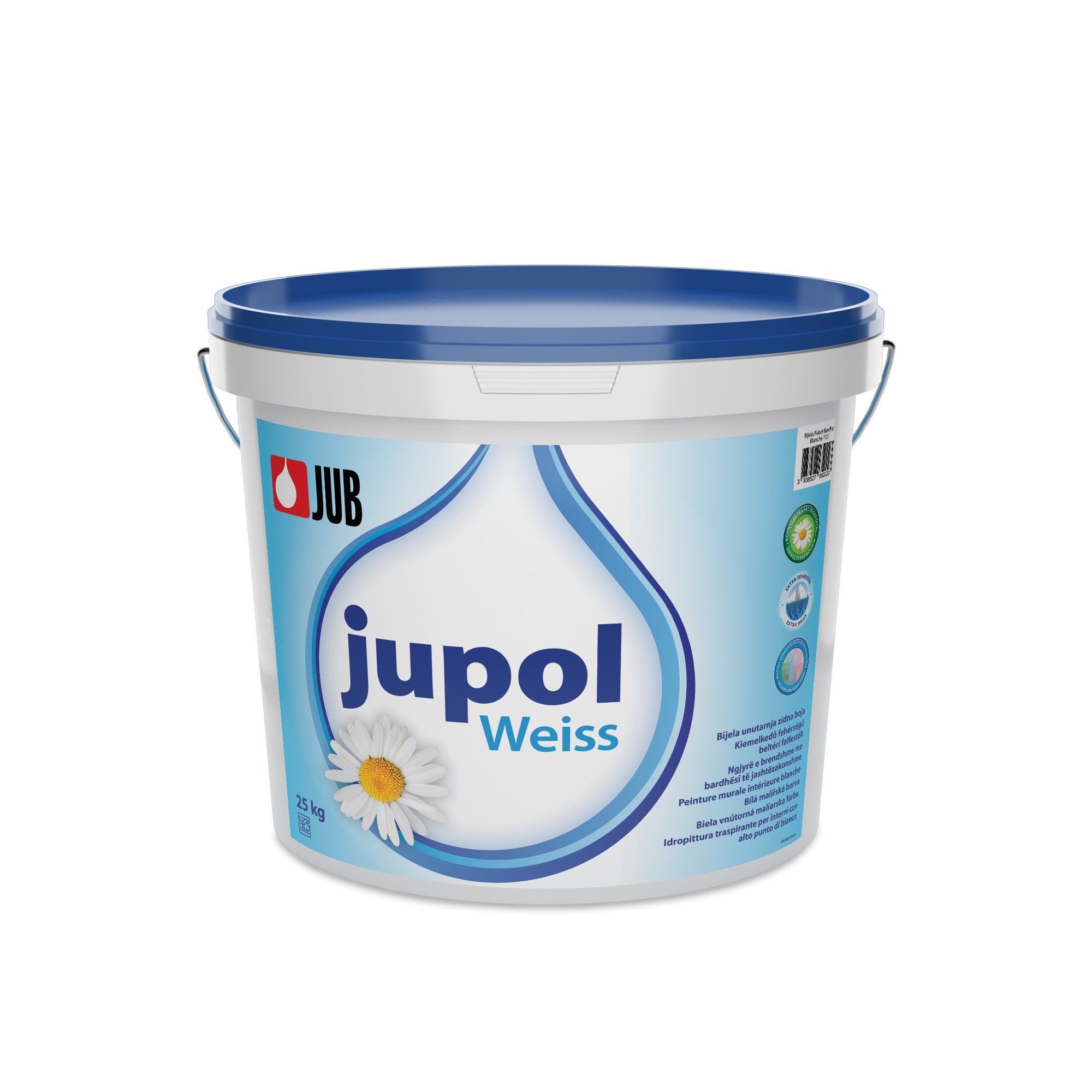 JUB JUPOL Weiss bílá vnitřní malířská barva 25 kg