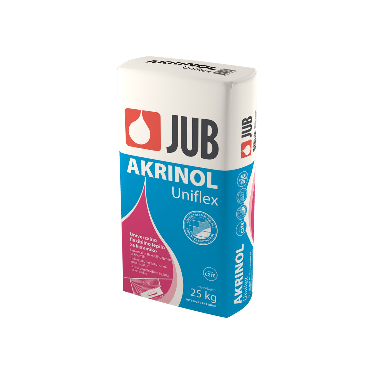 JUB AKRINOL Uniflex univerzální flexibilní lepidlo na keramiku 25 kg