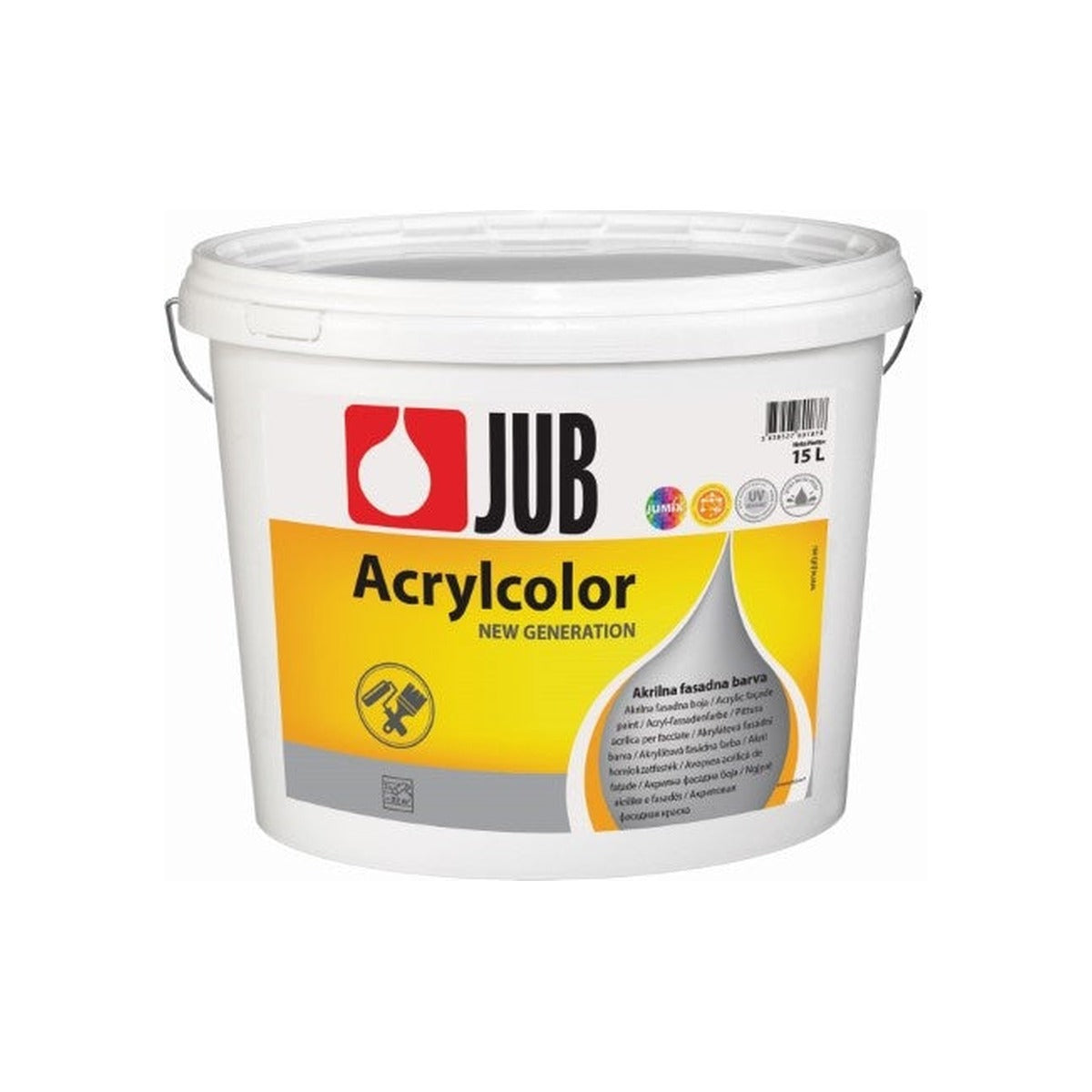 JUB Acrylcolor bílá akrylátová fasádní barva 15 l