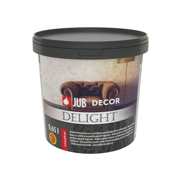 JUB DECOR Delight dekorativní barva s přelévajícím efektem 0,65 l Dark gold