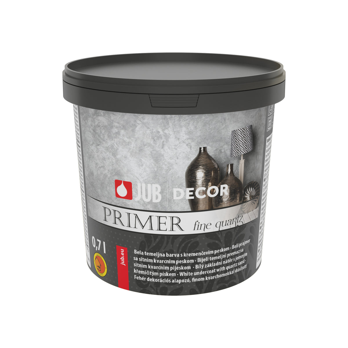 JUB DECOR Primer fine quartz bílý vodou ředitelný základní nátěr 0.7 l