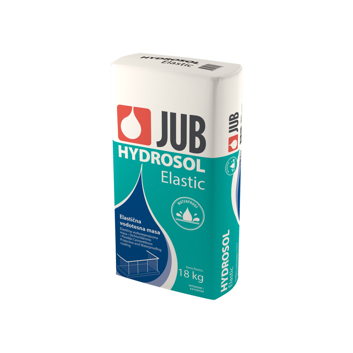 JUB HYDROSOL Elastic elastická hydroizolace vodotěsná hmota 18 kg