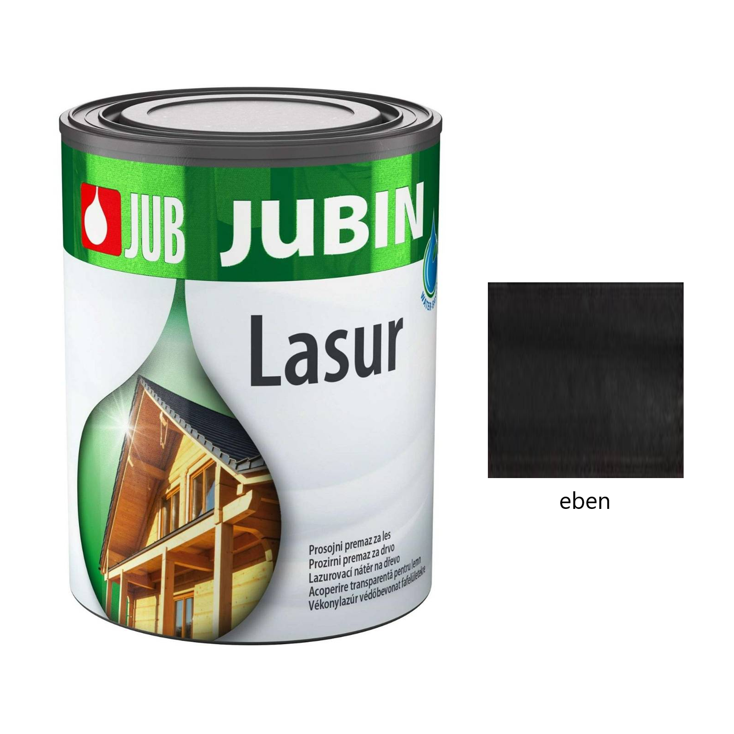 JUB JUBIN Lasur silnovrstvá lazura na dřevo - ořech